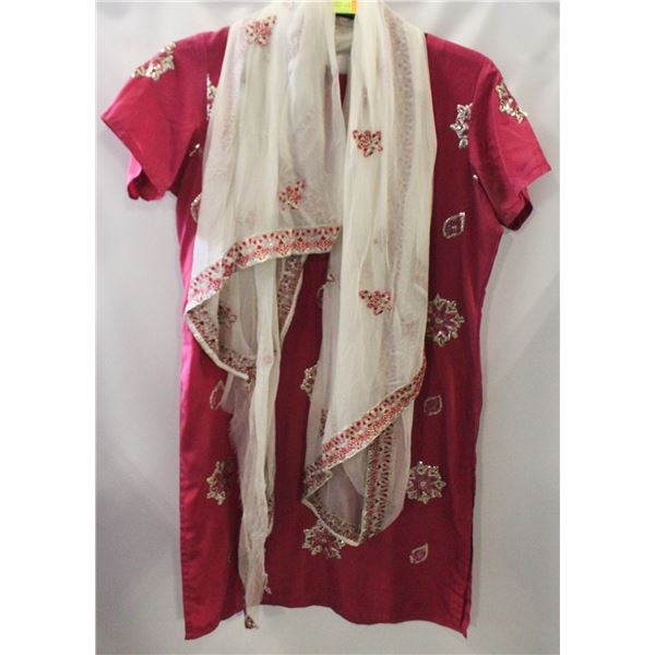 ESTATE TRADITIONAL WEAR DRESS+SCARF
