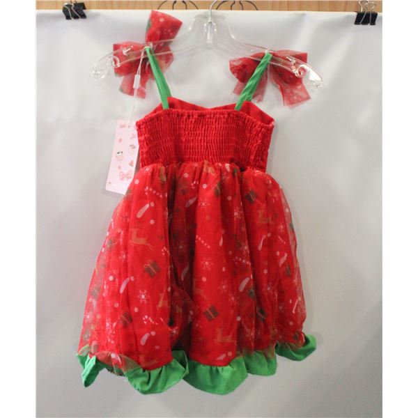 NEW- 18-24 MONTH OLD CHRISTMAS DRESS.