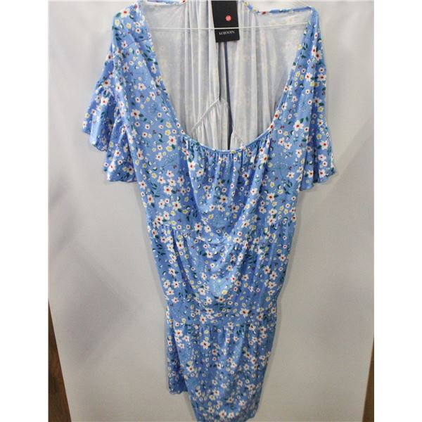 NEW- 5XL BLUE DRESS.