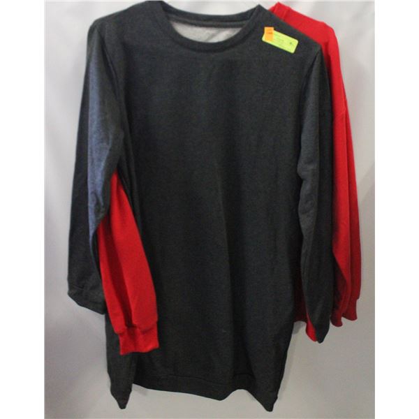 NEW 1 GREY+1 RED XL SWEATSHIRTS WOMEN’S
