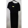 Image 1 : WOMENS XL BLACK VELVET DRESS.