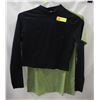 Image 1 : NEW- MEDIUM BLACK CROP TOP AND GREEN