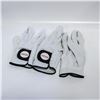 Image 1 : BAG OF 3 KIRKLAND GOLF GLOVES RIGHT HAND WHITE
