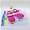 Image 1 : NEW CHILDRENS SZ 10 CROC SANDLES