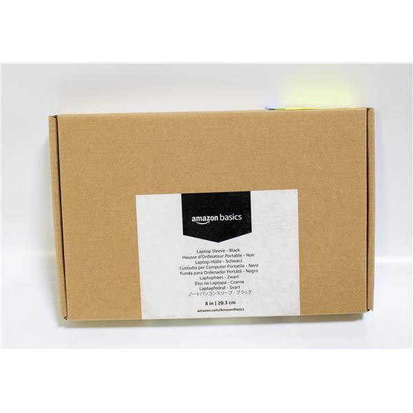 NEW LAPTOP SLEEVE BLACK - 8"