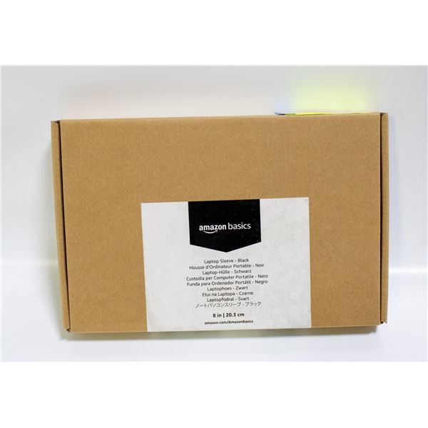 NEW LAPTOP SLEEVE BLACK - 8"