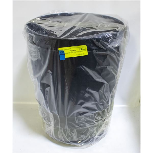 2 NEW ROUND OPEN TOP TRASH CANS