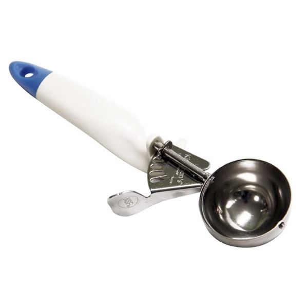 NEW KITCHEN'S CHOICE 2 OZ ICECREAM SCOOP BLUE