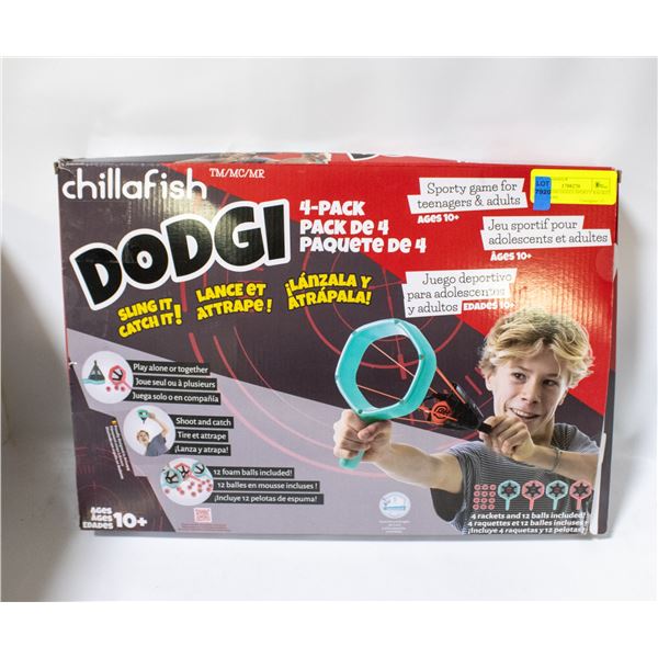 CHILLAFISH DODGI SPORTY RACKET BALL GAME