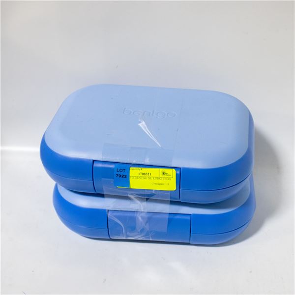 PACK OF 2 BENTGO XL LUNCH BOX BLUE
