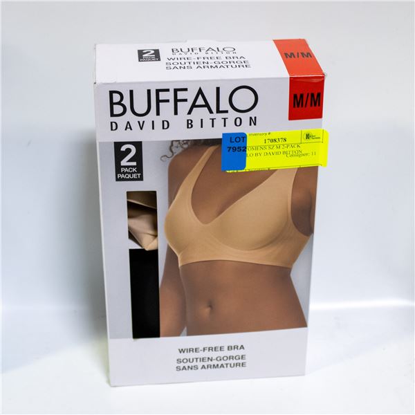 NEW WOMENS SZ M 2-PACK BUFFALO BY DAVID BITTON