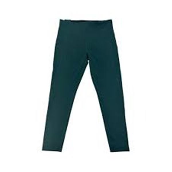 NEW TUFF WOMENS LEGGINGS DARK GREEN SMALL