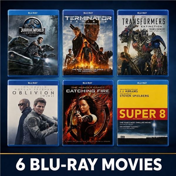 6 BLU-RAY MOVIES
