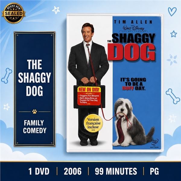 NEW DVD "THE SHAGGY DOG" TIM ALLEN 2006