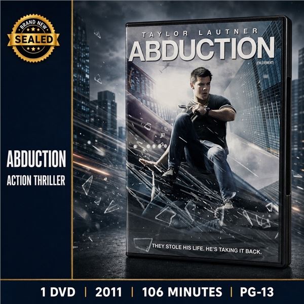 NEW DVD "ABDUCTION" TAYLOR LAUTNER 2011