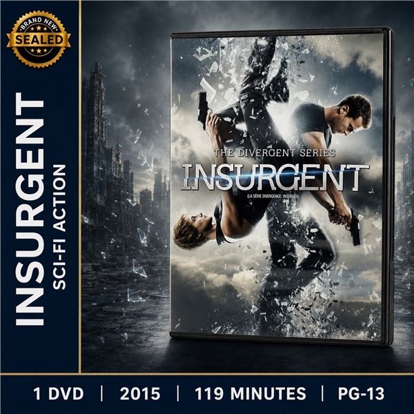 NEW DVD "INSURGENT" DIVERGENT SERIES 2015
