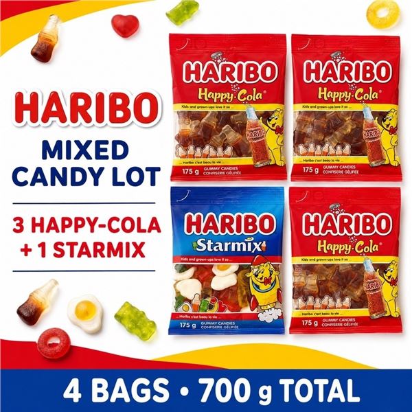 4 HARIBO HAPPY COLA + STARMIX 175G BB 02/27