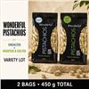 Image 1 : 2 WONDERFUL PISTACHIOS VARIETY PACK 225G BB 12/26