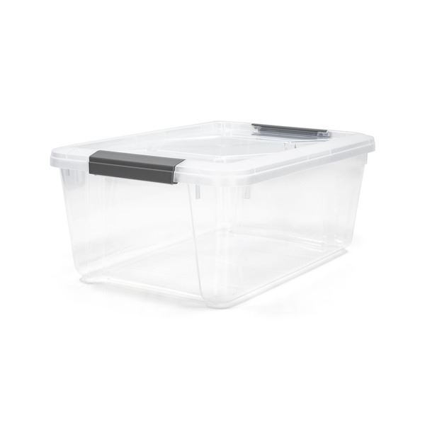 TOTE 5PK CLEAR CONTAINER WITH LID