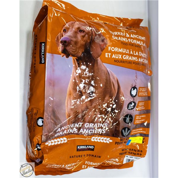 31LB BAG OF KIRKLAND SIG. DRY ADULT DOG FOOD
