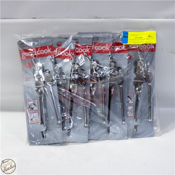 6 BRAND NEW 2-1 GOODCOOK MANUAL CAN OPENERS