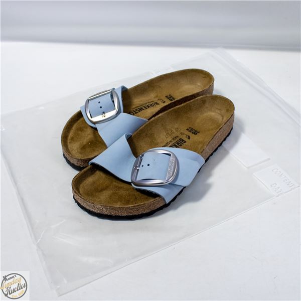 WOMENS BIRKENSTOCK SZ 38 SLIDE-ON SANDALS