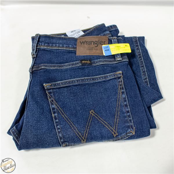 MENS SZ 32 X 32 WRANGLER REGULAR FIT JEANS