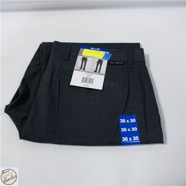 NEW TED BAKER STRAIT LINE PANT SZ 36 X 30