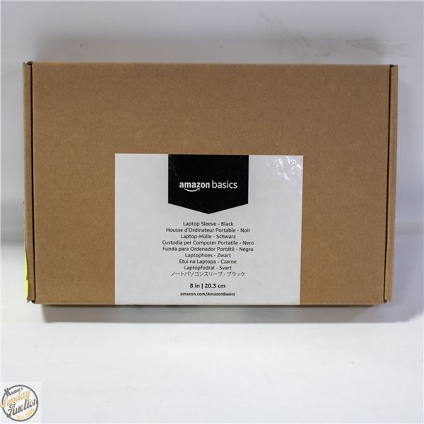 NEW LAPTOP SLEEVE BLACK - 8"