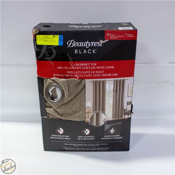 NEW BEAUTYREST BLACKOUT CURTAINS - 2 PANELS