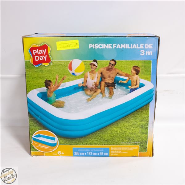 PLAY DAY 10FT FAMILY POOL (UNUSED)