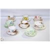 Image 1 : ESTATE VINTAGE CUPS & SAUCERS