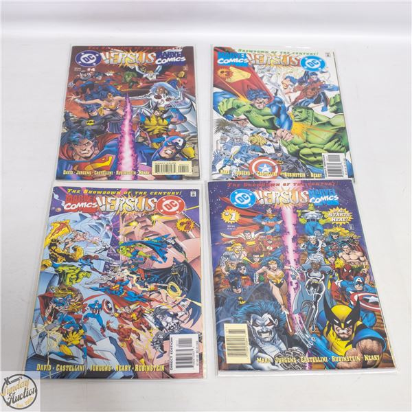 MARVEL COMICS 1996 VERSUS #1, #2, #3, #4