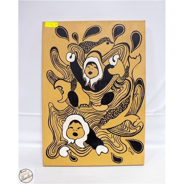 INDIGENOUS SIGNED PAINTING