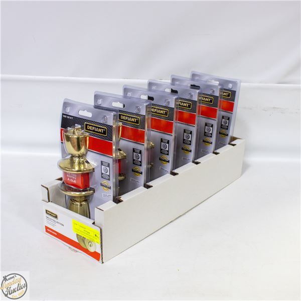 6 NEW SEALED DEFIANT GALLO COLLECTION KEYED ENTRY