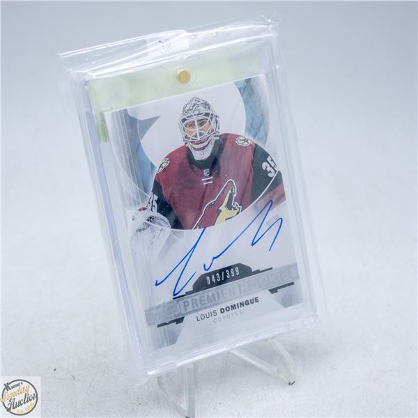 2015-16 UD PREMIER AUTO ROOKIE LOUIS DOMINGUE