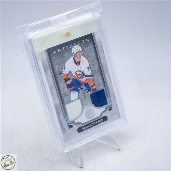 2018-19 UD ARTIFACTS JERSEY BROCK NELSON CARD