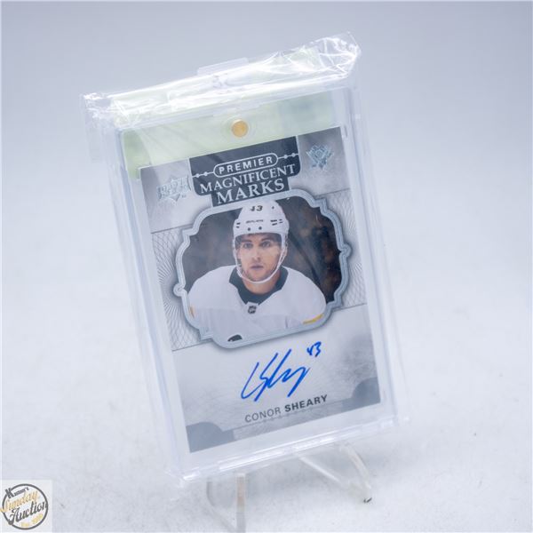 2017-18 UD PREMIER AUTO CONOR SHEARY CARD