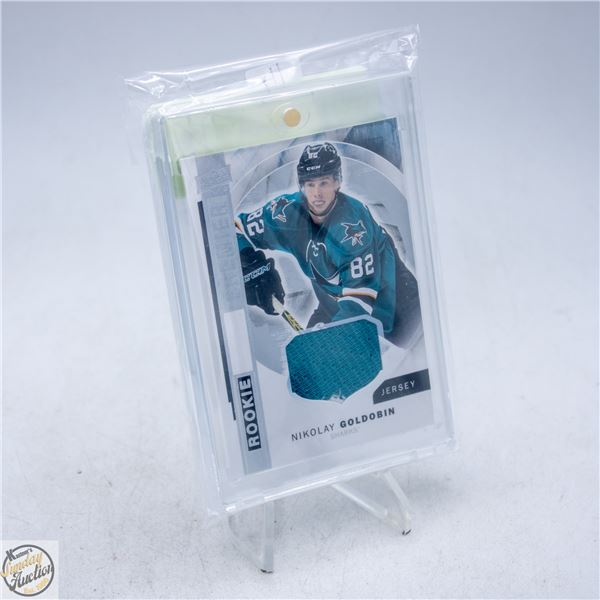 2015-16 UD PREMIER ROOKIE JERSEY NIKOLAY GOLDOBIN