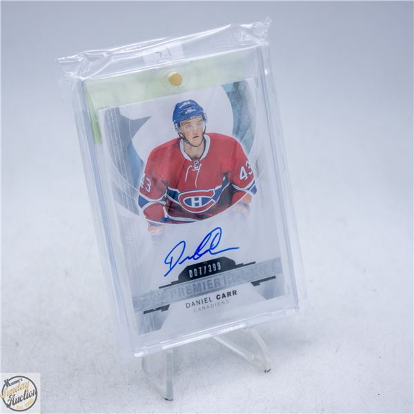 2015-16 UD PREMIER AUTO ROOKIE DANIEL CARR CARD