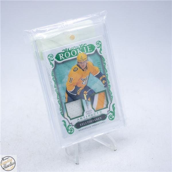 2018-19 UD ARTIFACTS ROOKIE JERSEY/PATCH CARD