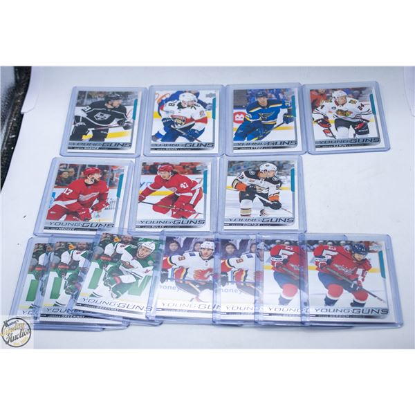 14, 2018-19 UD YOUNG GUNS NHL CARDS