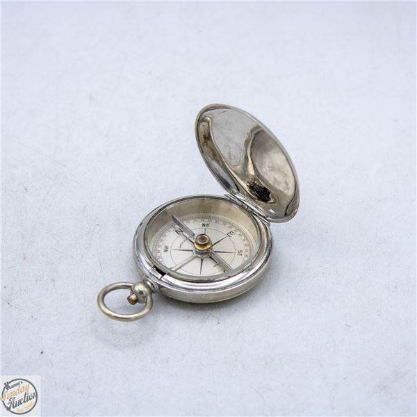 ANTIQUE SHORT & MASON LTD. LONDON POCKET COMPASS