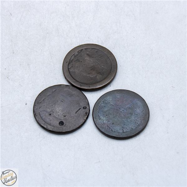 3 -1799 LOW BALL GREAT BRITAIN LARGE HALF PENNY