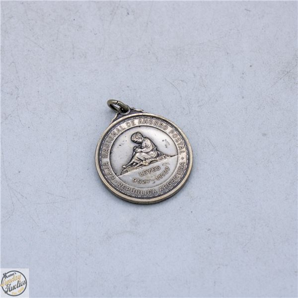 31/10/46 INSCRIBED ARGENTINE NAT. POSTAL BANK MEDA