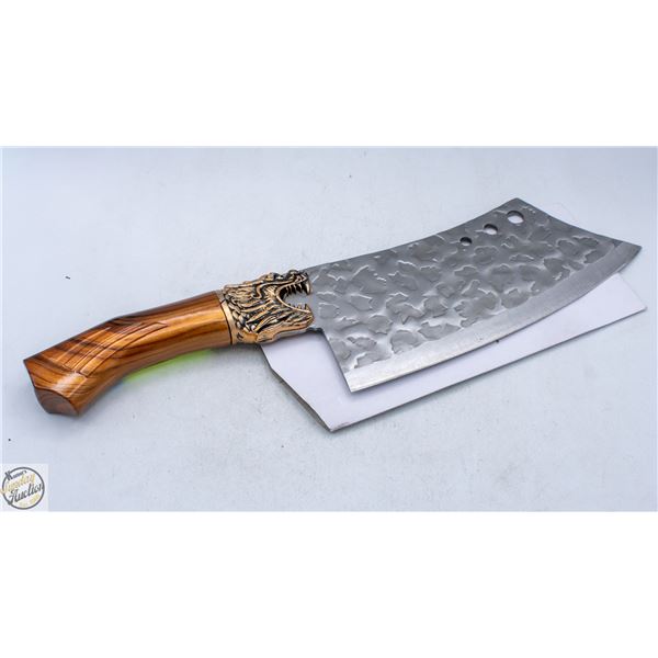 NEW FORGECRAFT HI-CARBON STEEL BUTCHER KNIFE