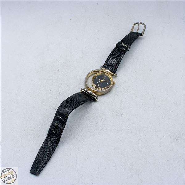 VINTAGE ESTA ROMA FLOATING CRYSTALS WATCH