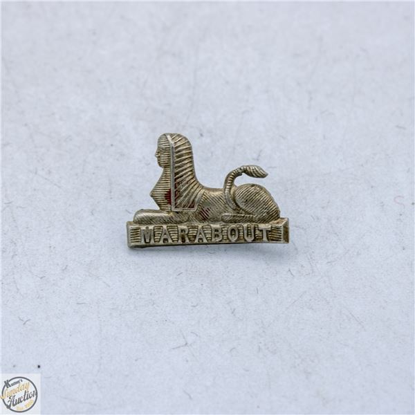 WW1 DORSETSHIRE EGYPT LAPEL BADGE