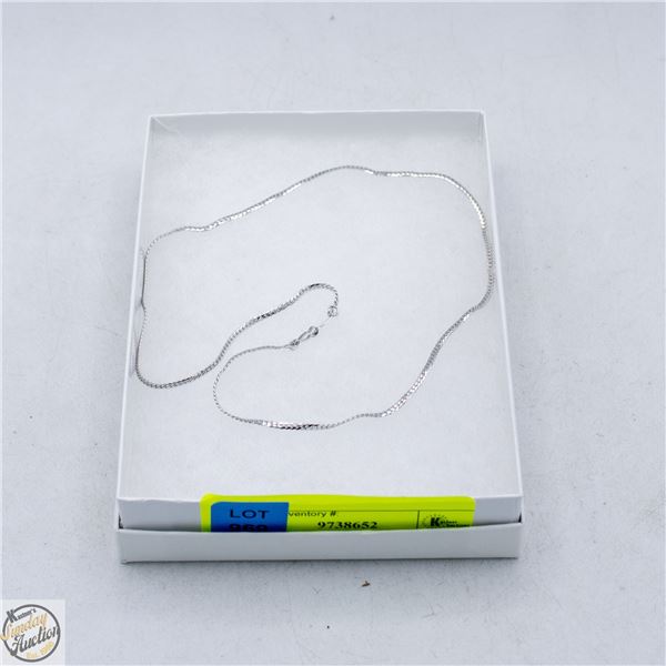 STER SILVER NECKLACE 16.5 INCHES