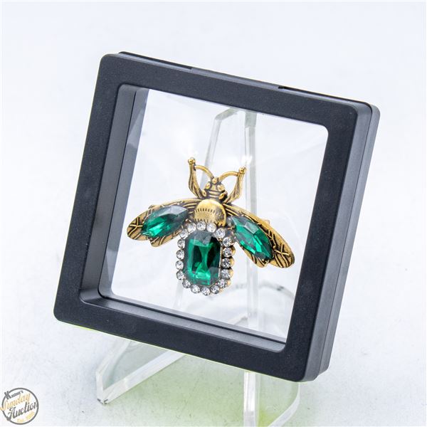 NEW BEE BROOCH, VINTAGE-INSPIRED